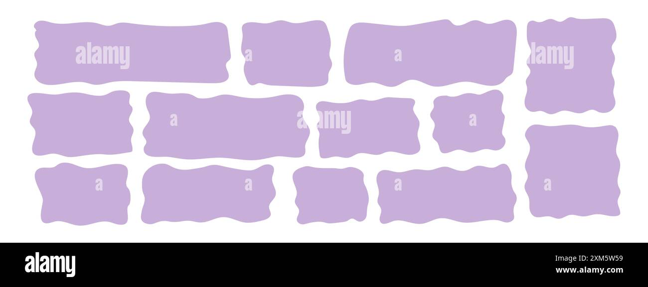 Set rectangle and square paper quote frames, quote text box, empty form ...