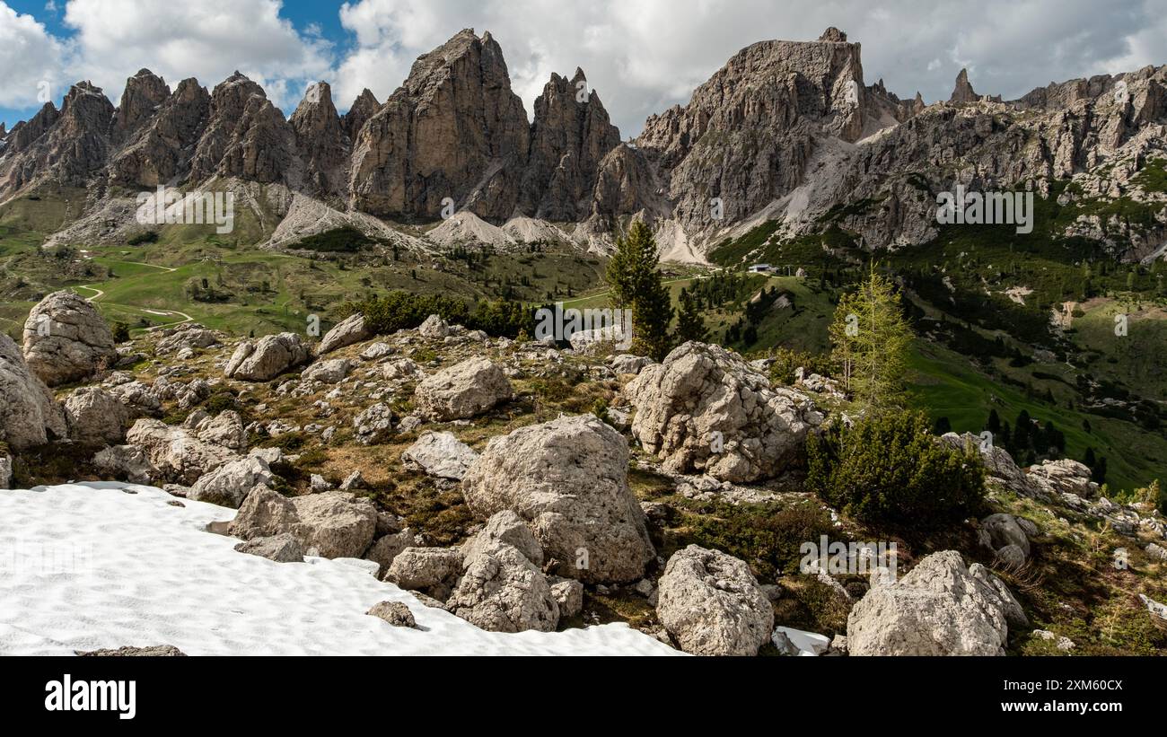 The majestic peaks of the Cir Group rise dramatically against the ...