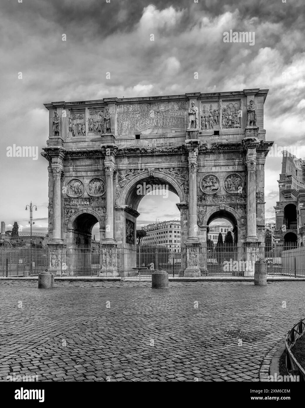 Arch of Constantine in Rome Stock Photo - Alamy