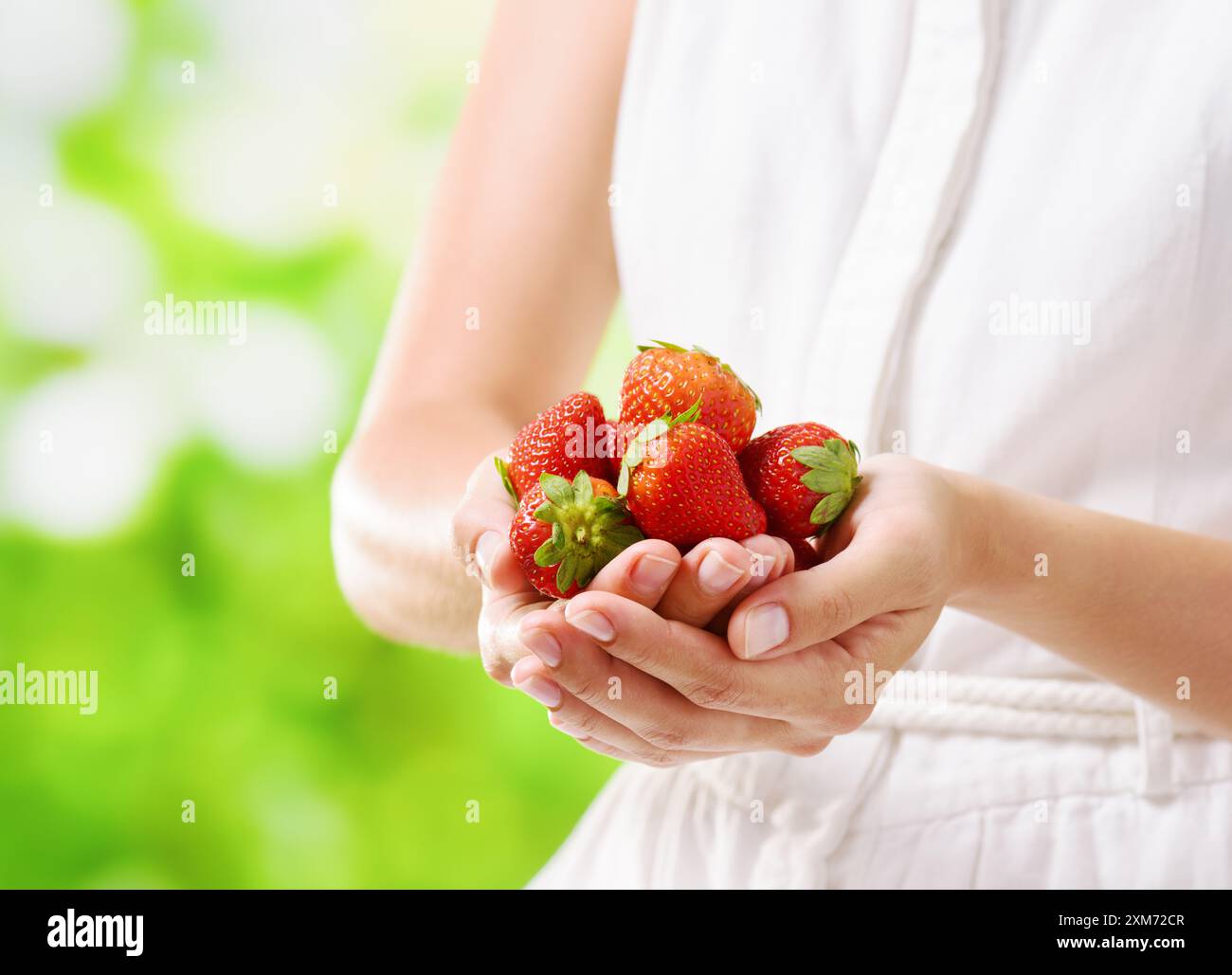 Young woman picking fresh ripe hi-res stock photography and images - Alamy