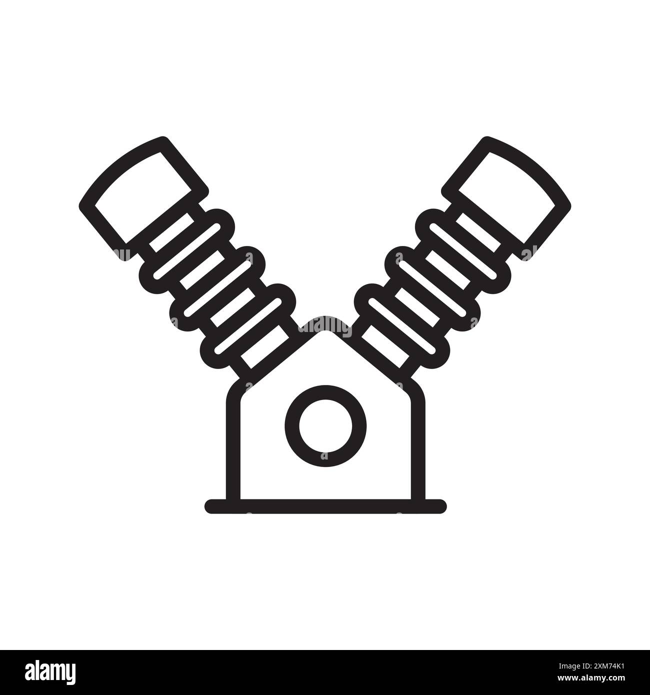 Single cylinder machine Stock Vector Images - Alamy