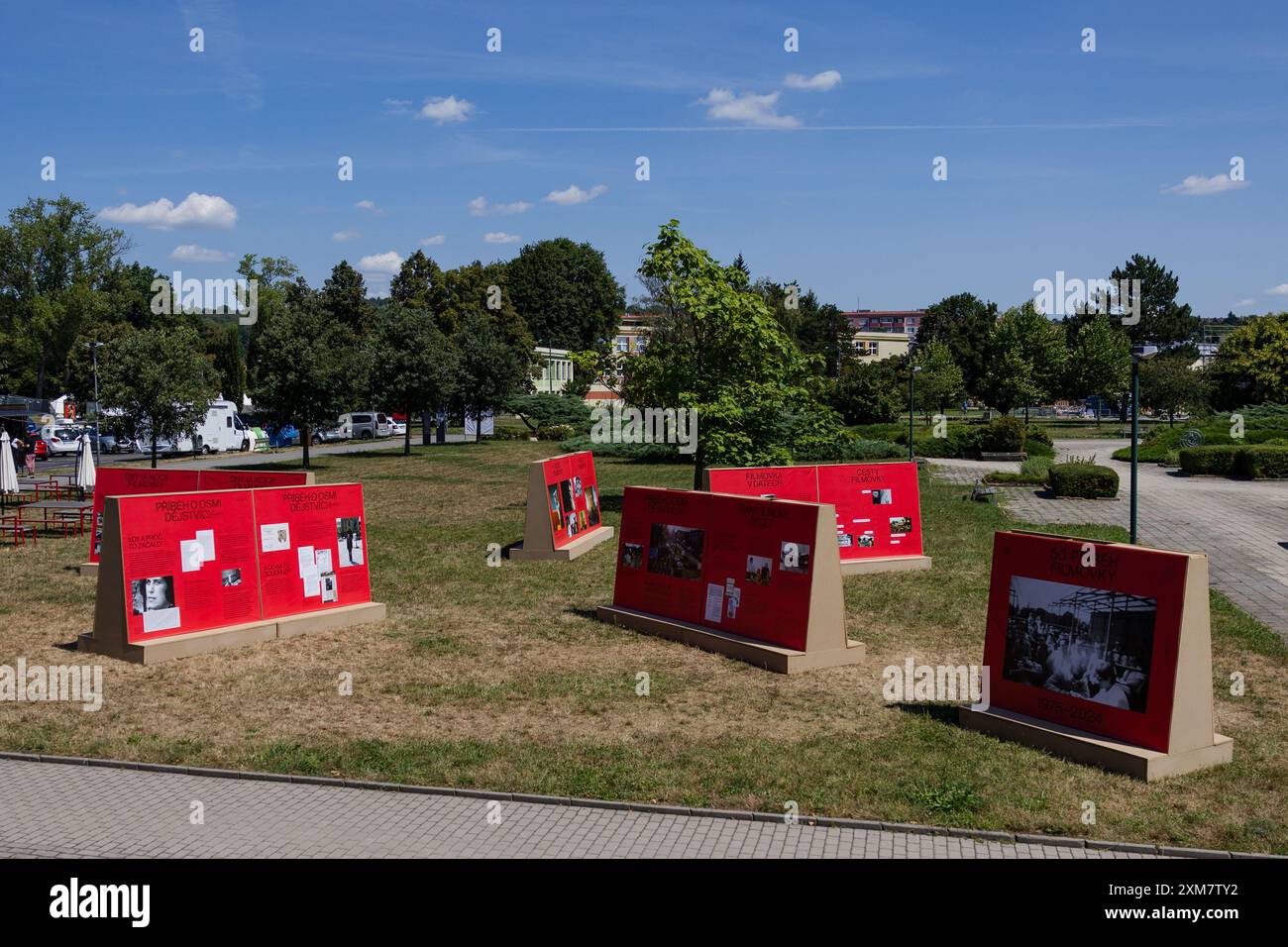 The 50th Summer film School, film festival in Uherske Hradiste, Czech Republic, starts on July 26, 2024. (CTK Photo/Richard Skoumal) Stock Photo