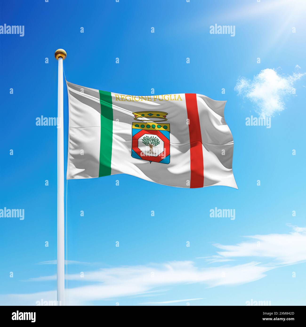 Flag of apulia hi-res stock photography and images - Alamy