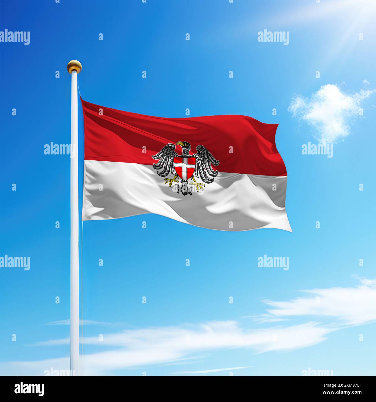 Flag of vienna hi-res stock photography and images - Alamy