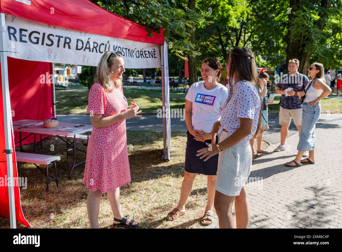 The 50th Summer film School, film festival in Uherske Hradiste, Czech Republic, starts on July 26, 2024. (CTK Photo/Richard Skoumal) Stock Photo