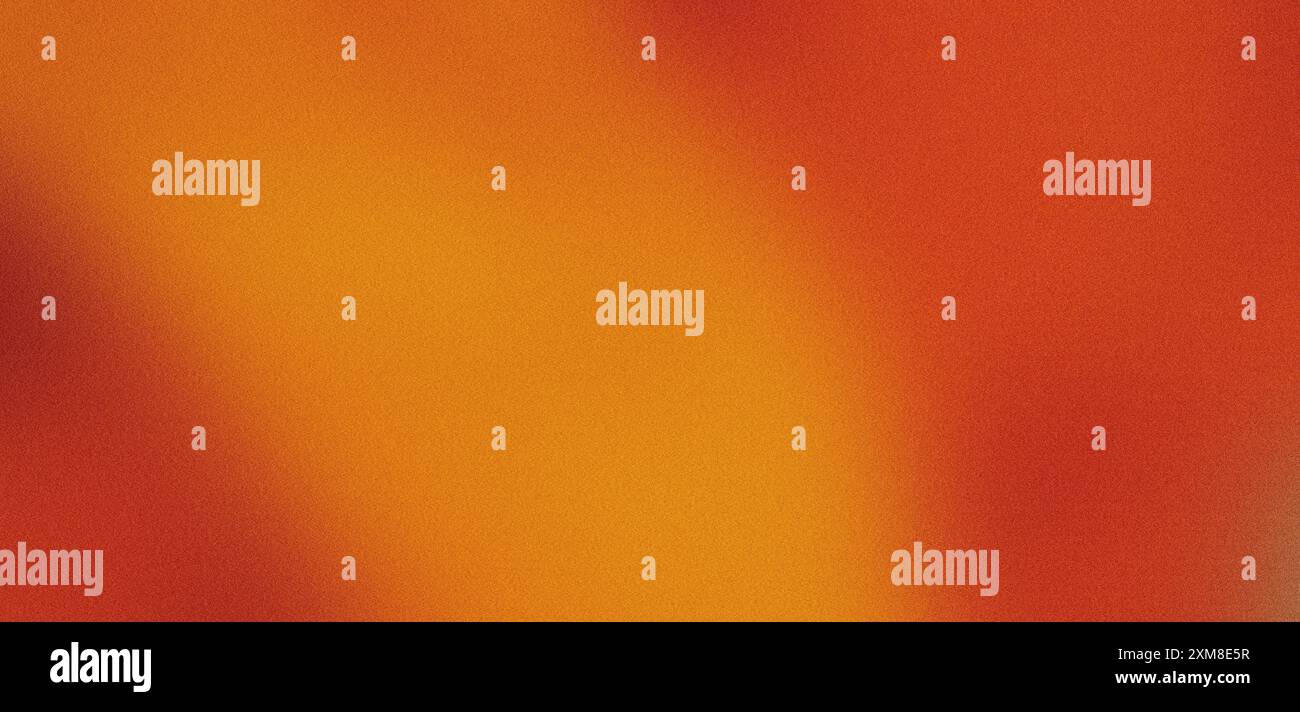 Abstract orange yellow gradient background with grainy textured surface Stock Photo