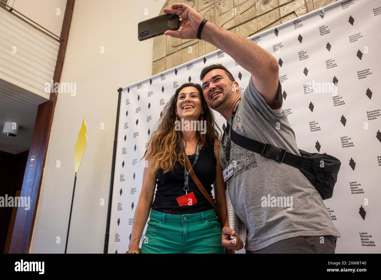 The 50th Summer film School, film festival in Uherske Hradiste, Czech Republic, starts on July 26, 2024. (CTK Photo/Tomas Zelezny) Stock Photo