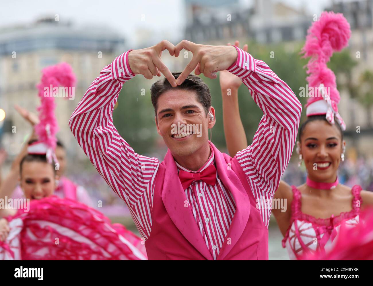 240726 Paris July 26 2024 Xinhua Actors Perform During The 240726 Paris July 26 2024 Xinhua Actors Perform During The
