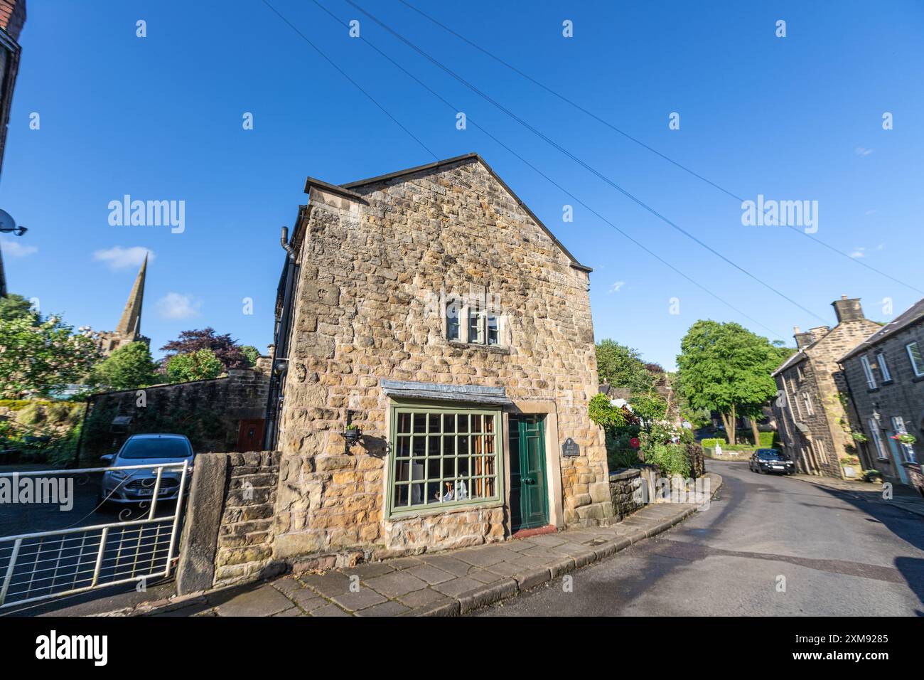 Butts Rd, Ashover, Amber Valley, Derbyshire, England, UK Stock Photo