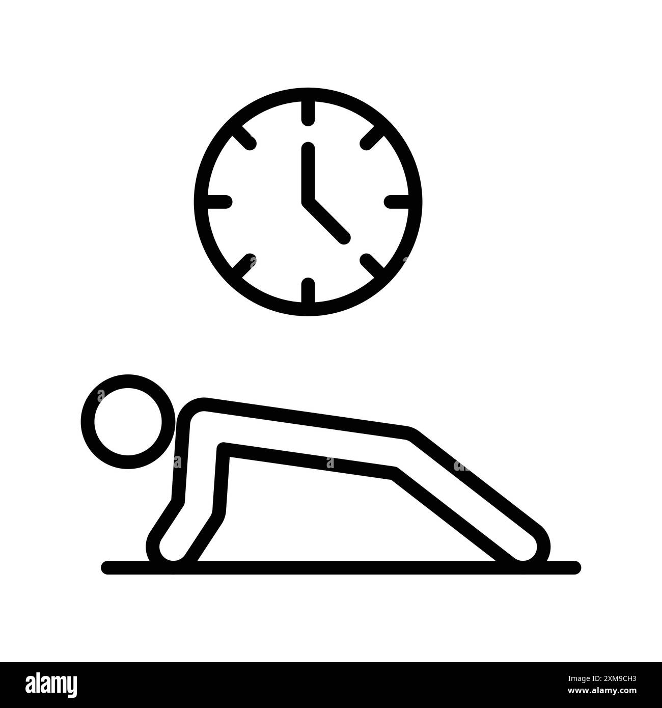 Athlete watch time Stock Vector Images - Alamy