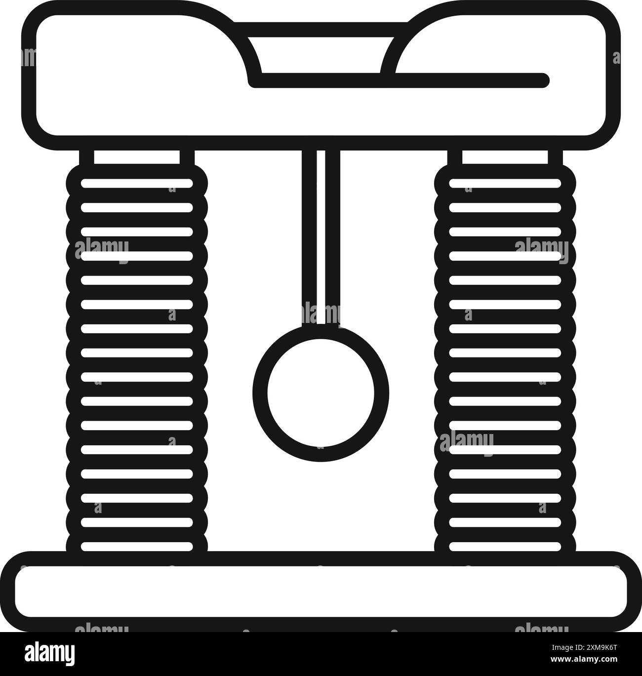 Cat tree with hanging ball is perfect for encouraging exercise and