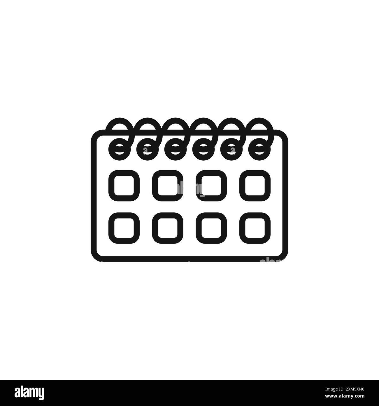Money calendar icon Stock Vector Images - Alamy