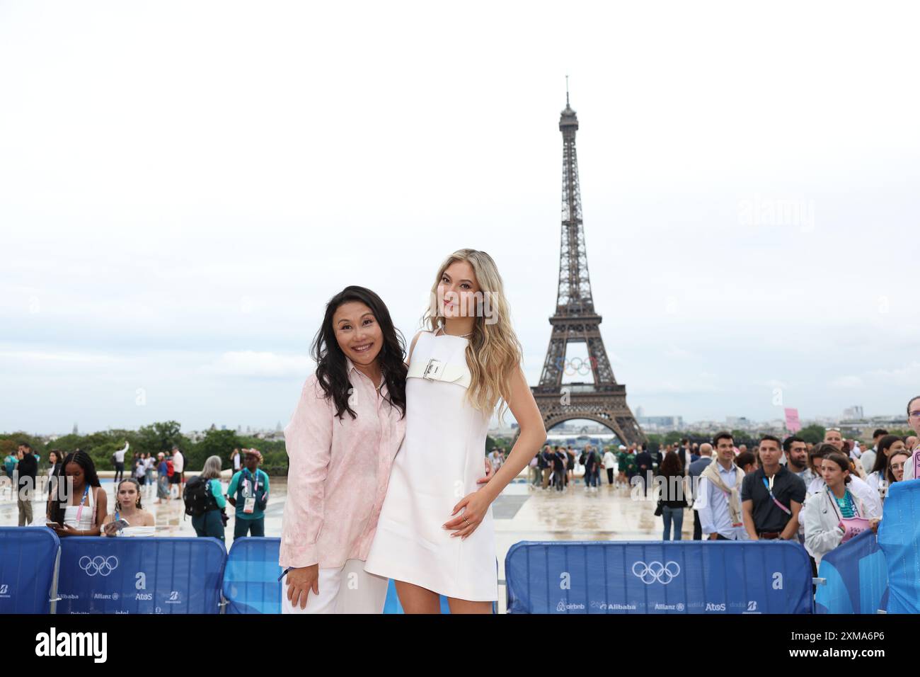 Paris, France. 26th July, 2024. China's Olympic champion Gu Ailing ...