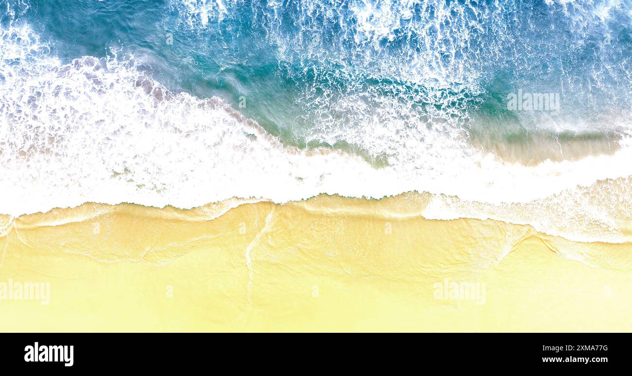 Drone texture idyllic bay beach hi-res stock photography and images - Alamy