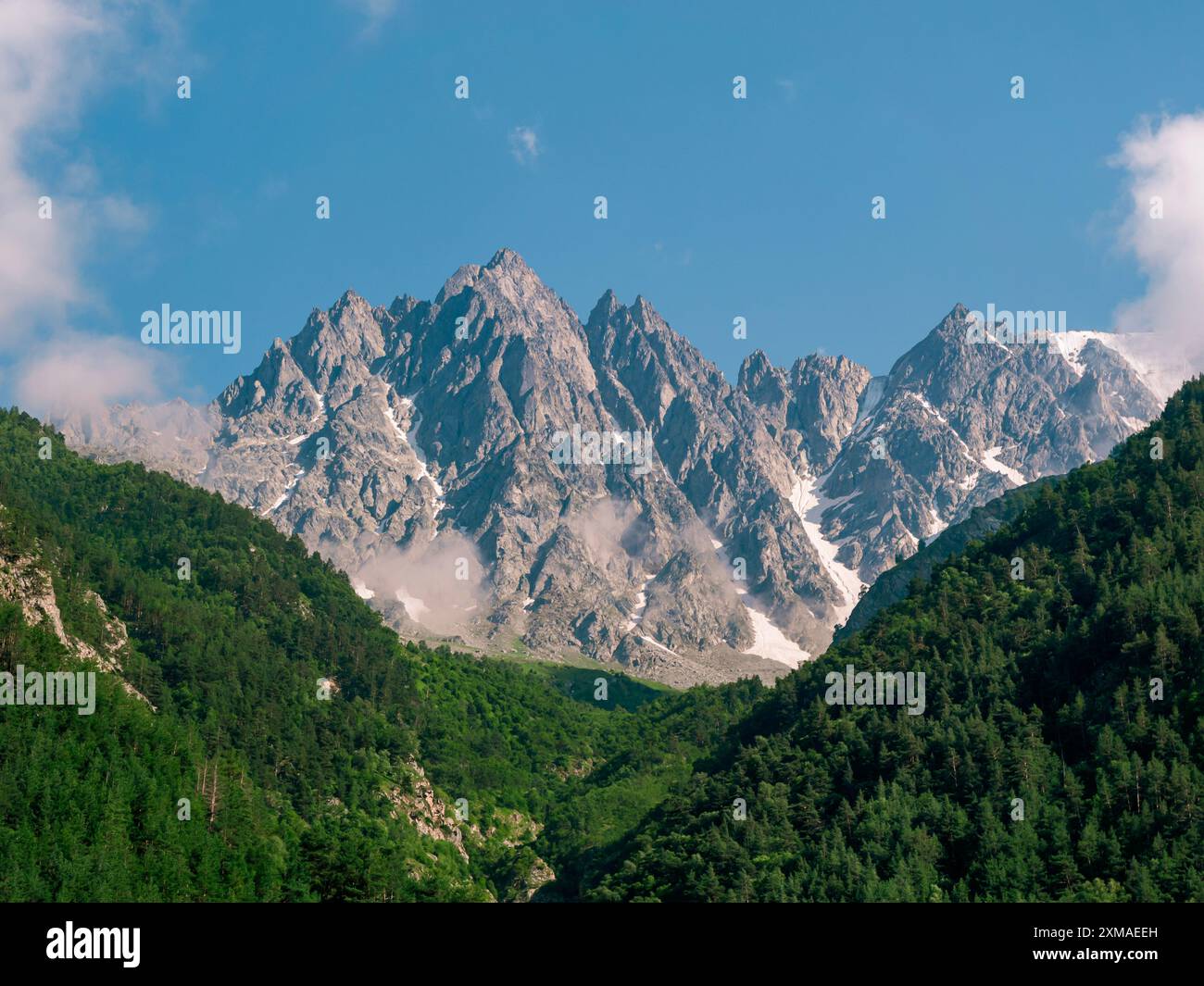 Surrounded by majestic peaks hi-res stock photography and images - Alamy