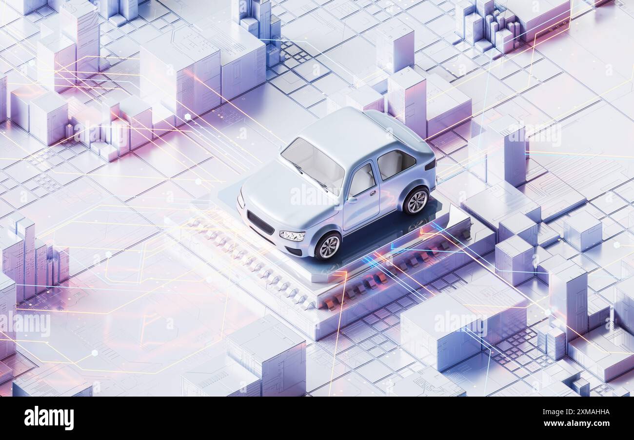 Stilvolle 3d Automobile Magstadt Ebenbild