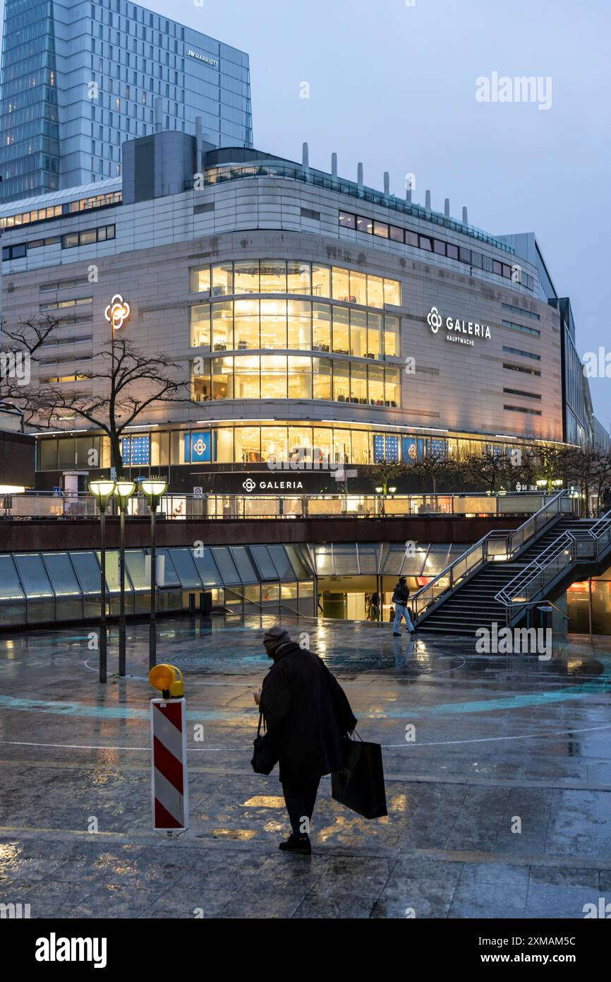 Galeria department stores' at the Hauptwache, on Grosse Eschenheimer ...
