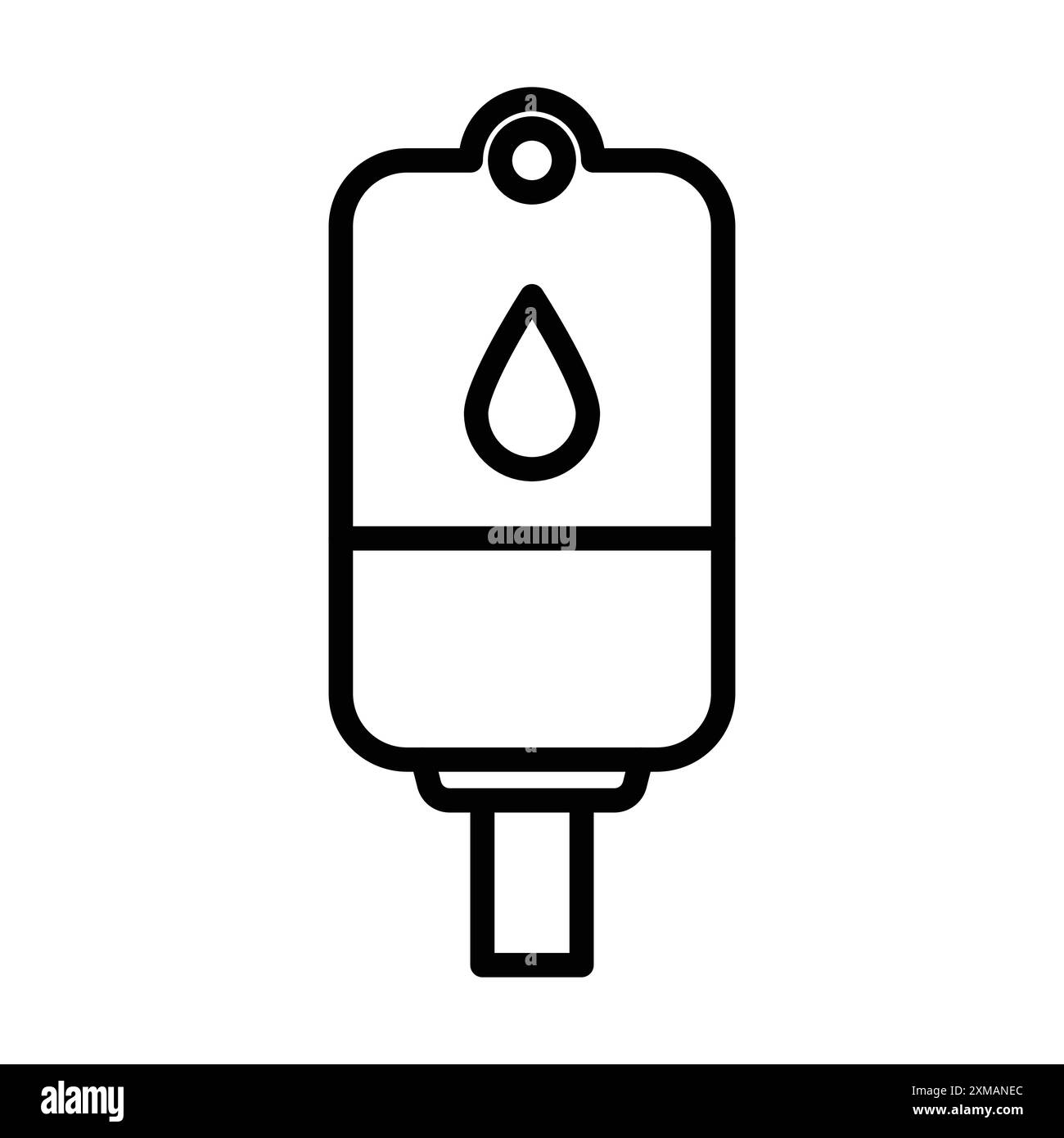 blood glucose icon linear logo mark set collection in black and white for web Stock Vector