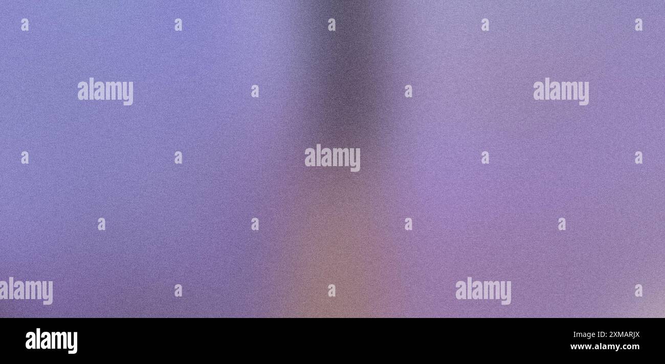 Creating a purple gradient background with a grainy textured surface Stock Photo