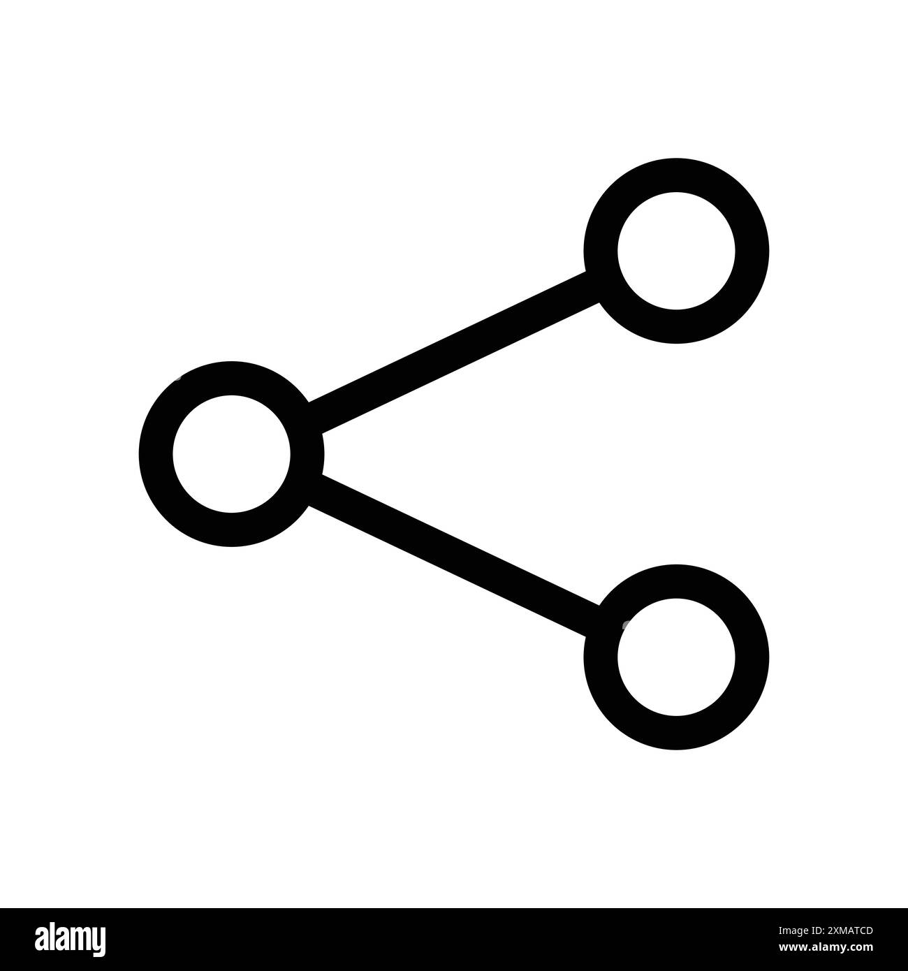 share icon linear logo mark set collection in black and white for web ...