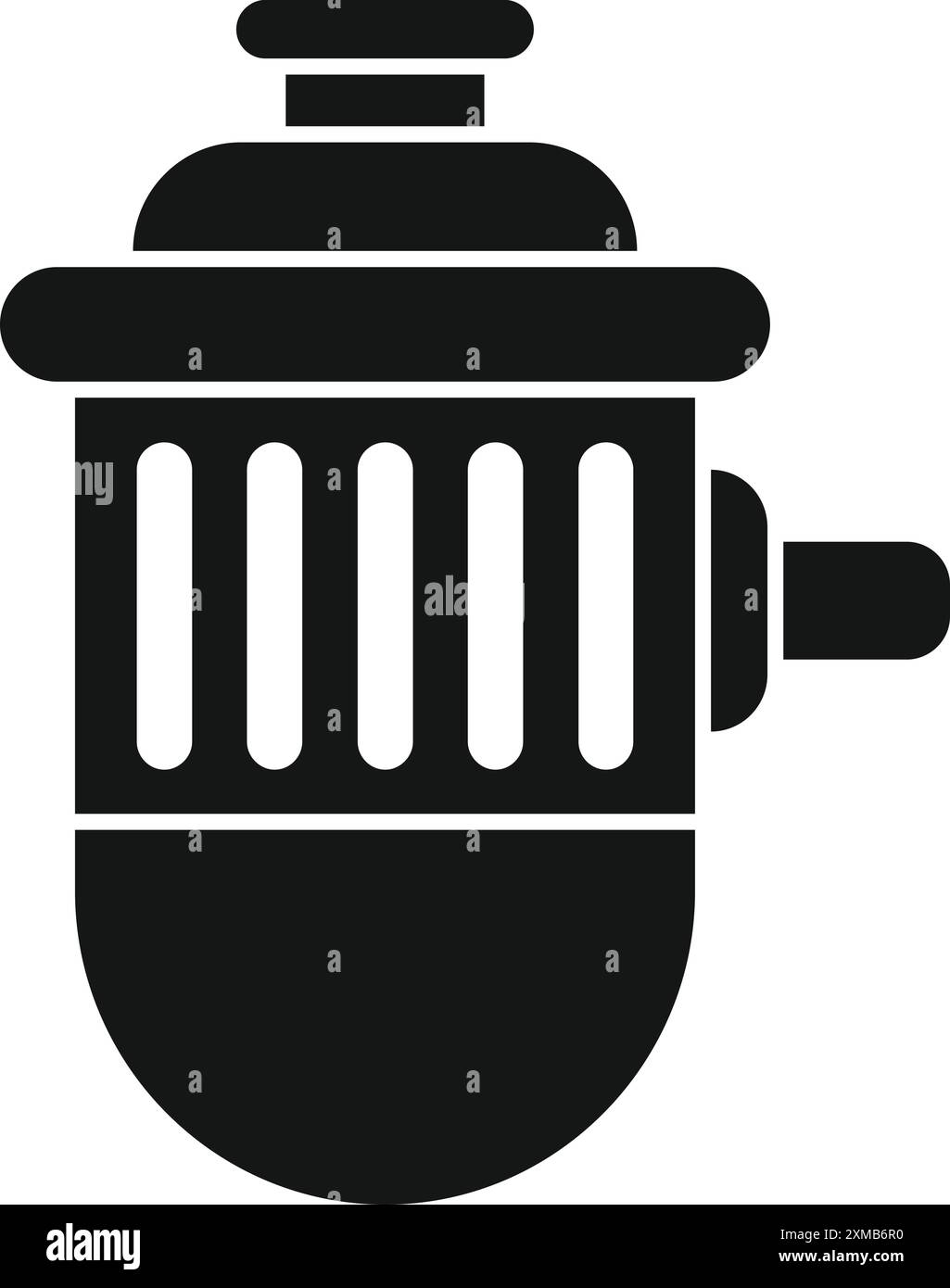 Simple icon of a car air filter keeping your engine running smoothly