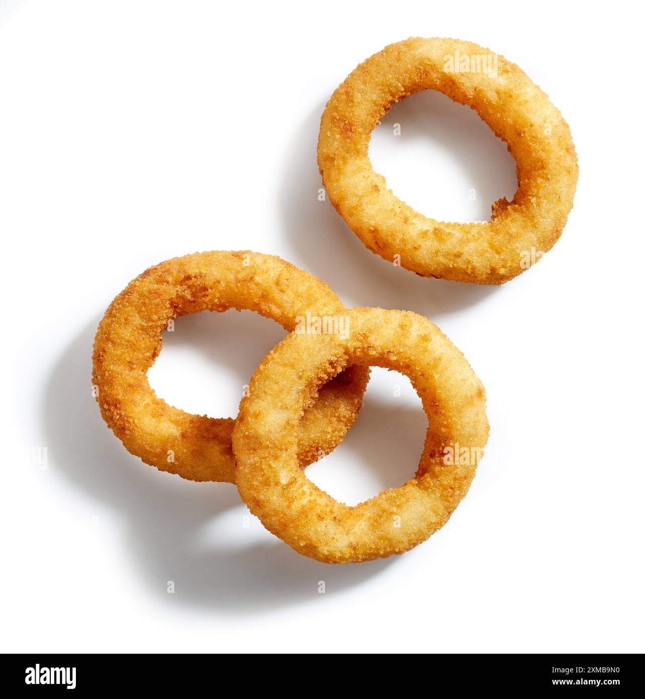 Fried onion rings top view hi-res stock photography and images - Alamy