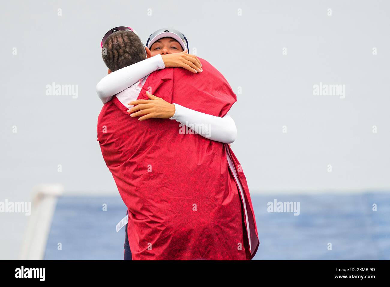 Virginia Diaz Rivas (ESP) competes in the Women's Single Scull heat ...
