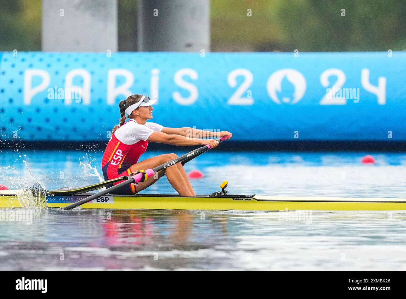 Virginia Rivas Virginia Diaz Rivas (ESP) competes in the Women's Single Scull heat ...