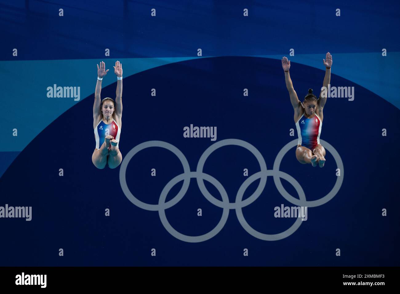 GILLET Nais, LANDI Juliette (Frankreich), FRA, Olympische Spiele Paris