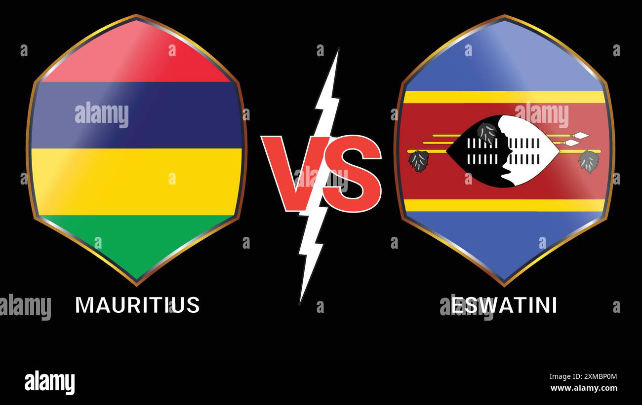 Mauritius eswatini flag Stock Vector Images - Alamy