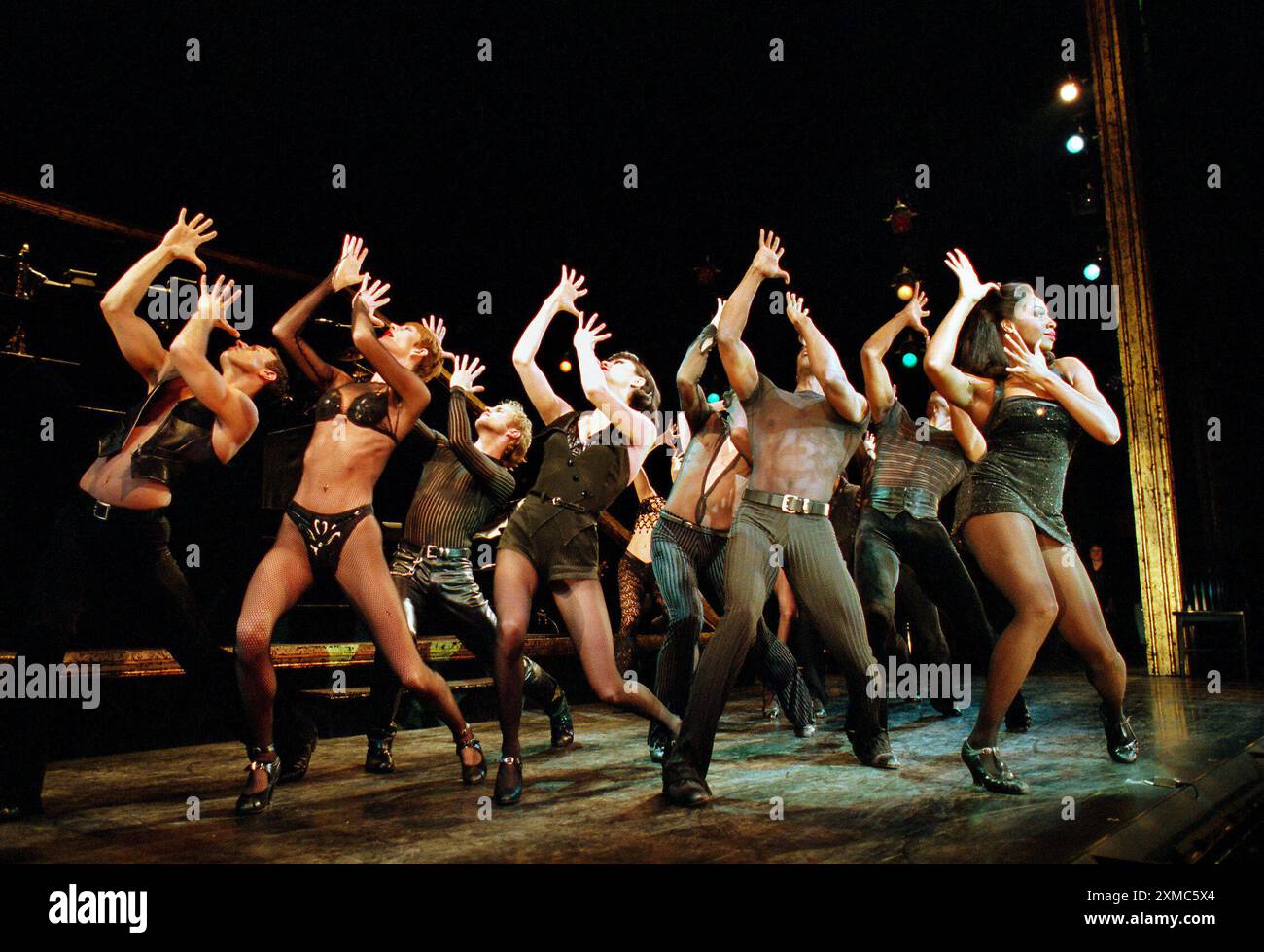 right: Nicola Hughes (Velma Kelly) in CHICAGO at the Adelphi Theatre ...