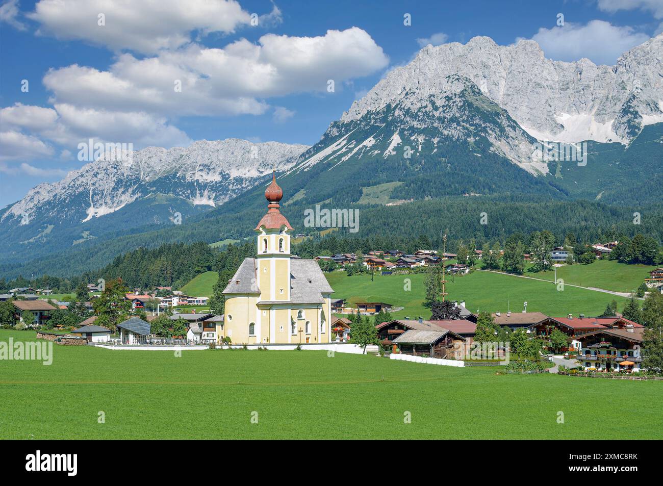 Catholic Parish Church of the Holy Cross in Village of Going am Wilden ...