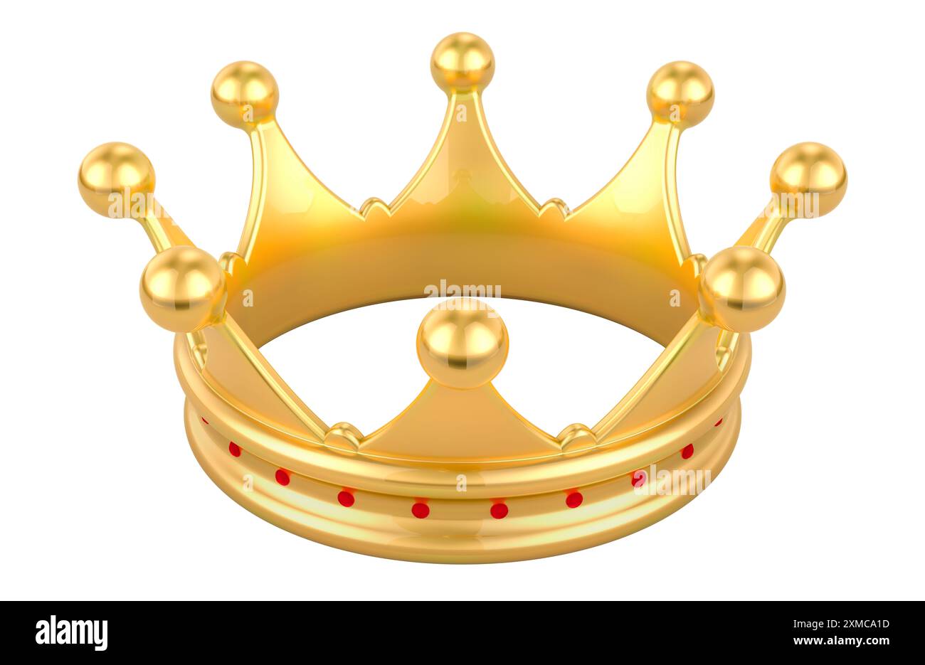 Queen crown isolated gold hi-res stock photography and images - Alamy