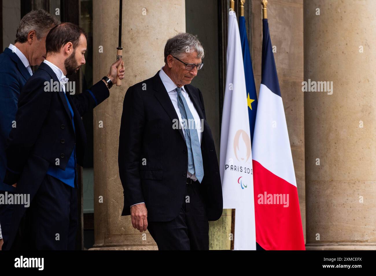 FRANCEPARISELYSEEBILL GATESVIP The American billionaire and