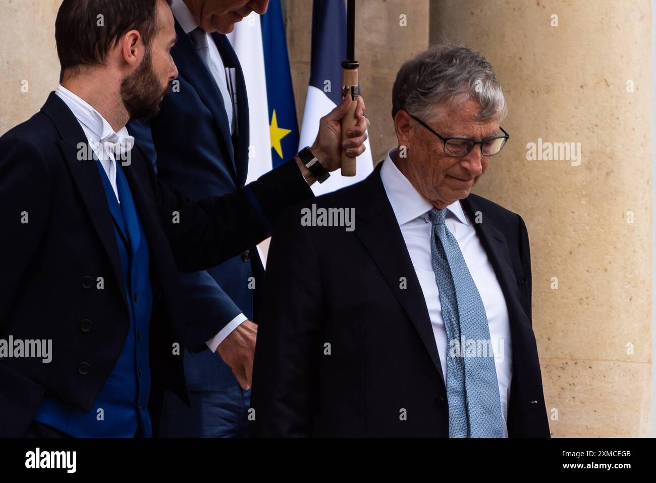 FRANCEPARISELYSEEBILL GATESVIP The American billionaire and