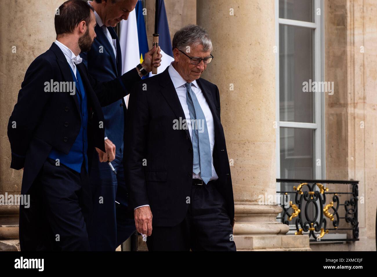 FRANCEPARISELYSEEBILL GATESVIP The American billionaire and