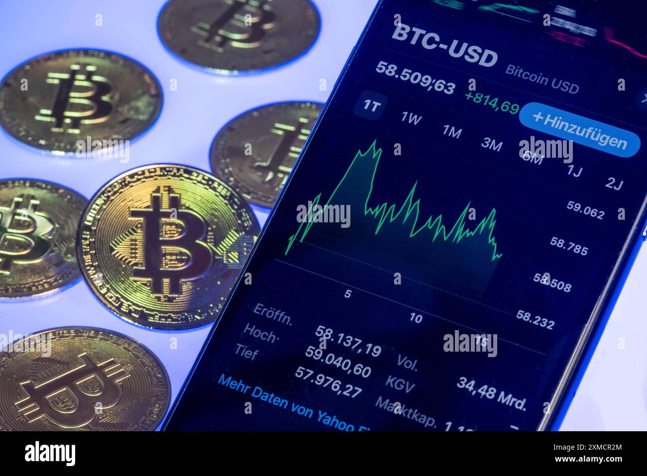Bitcoin euro rate hi-res stock photography and images - Alamy