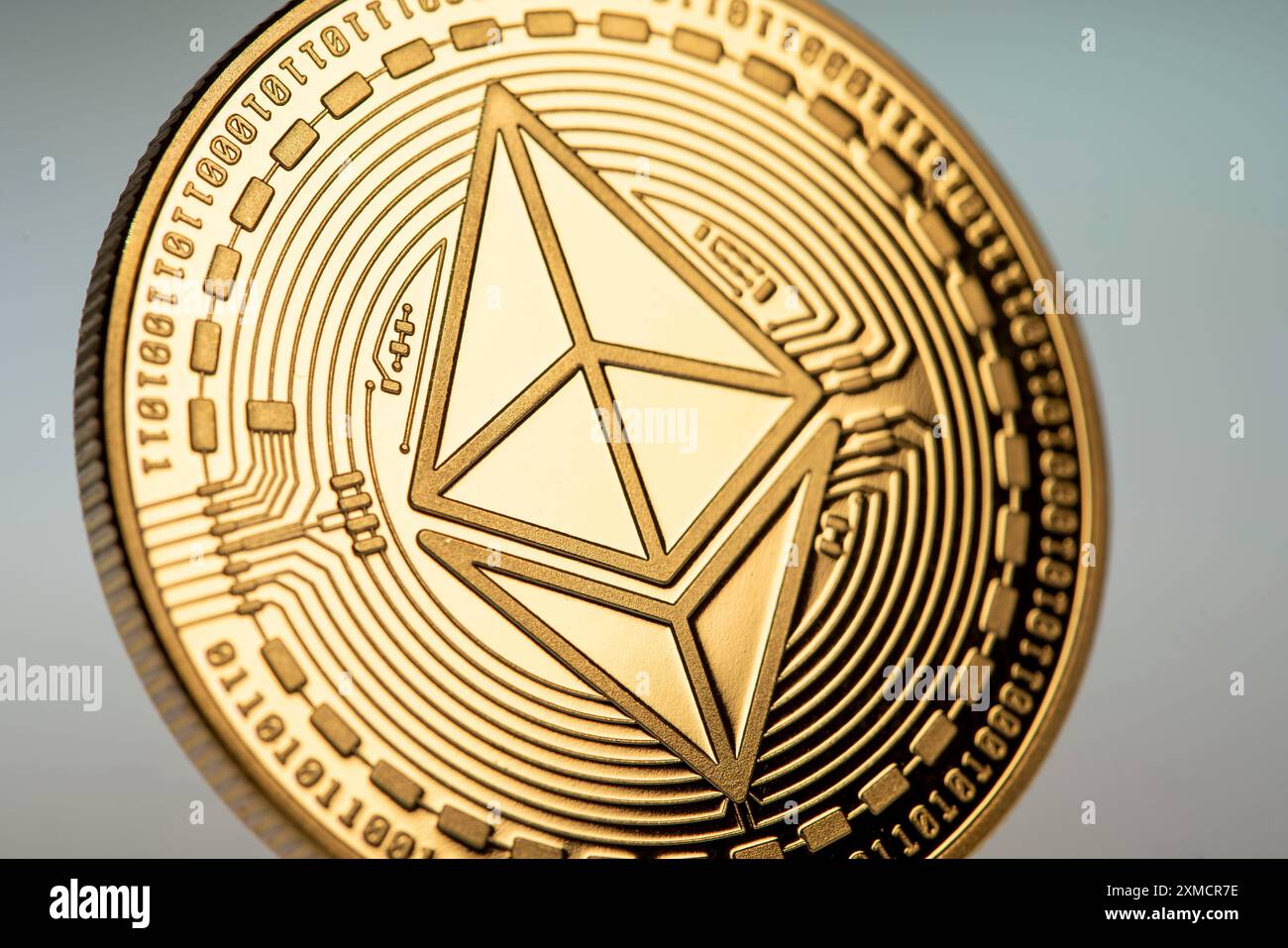 Ethereum, ETH, cryptocurrency, symbol coin, visual placeholder for the  digital currency, blockchain, stock market prices Stock Photo - Alamy