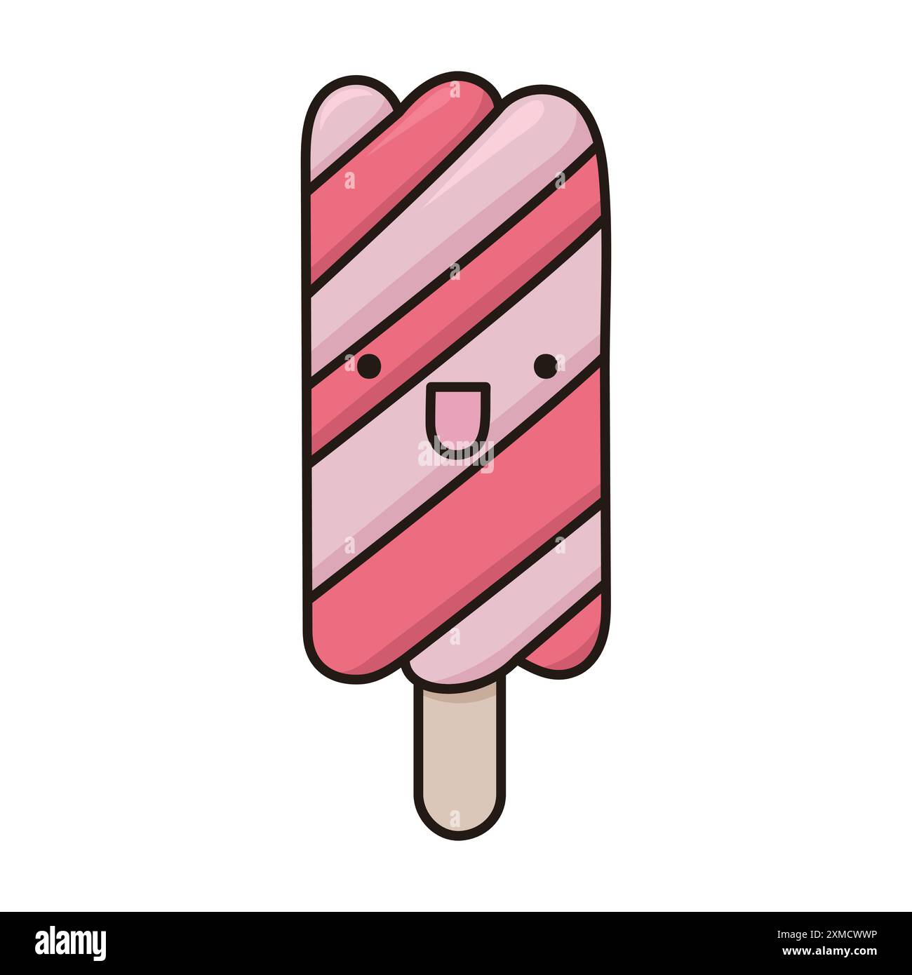 Screwbar, a Korean twist-shaped ice cream Stock Vector Image & Art - Alamy