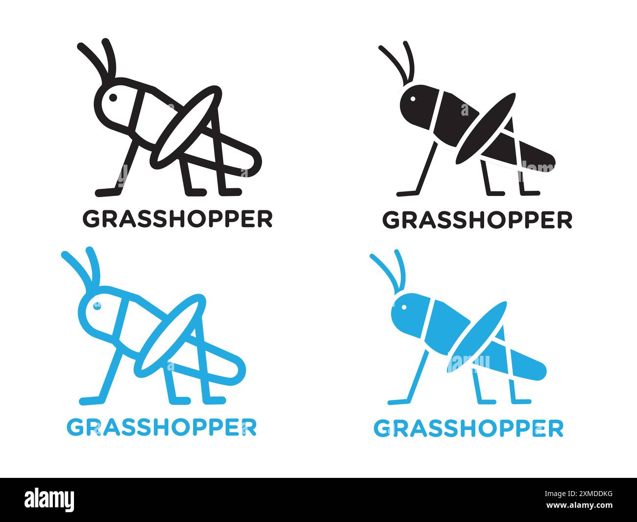 Grasshopper Logo Vector Vectors Stock Vector Images Alamy