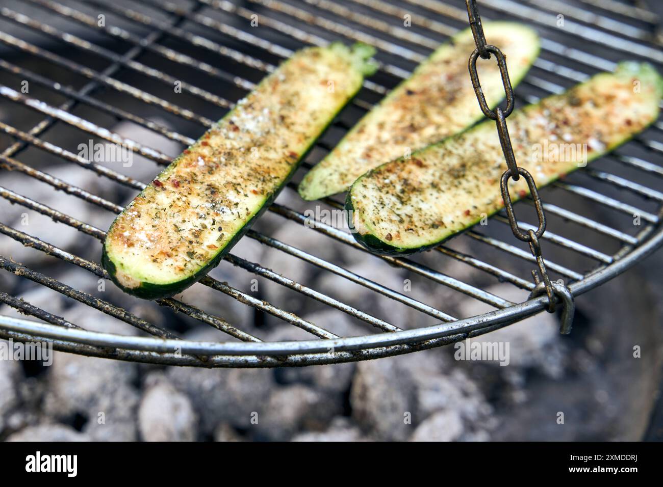 Marinierte Zucchini Grillen