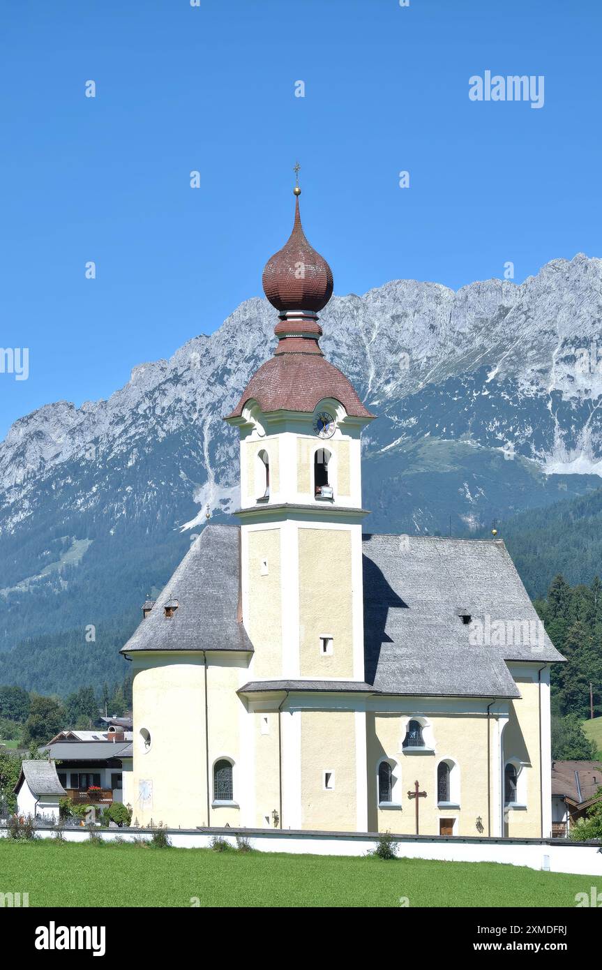 Catholic Parish Church of the Holy Cross in Village of Going am Wilden ...