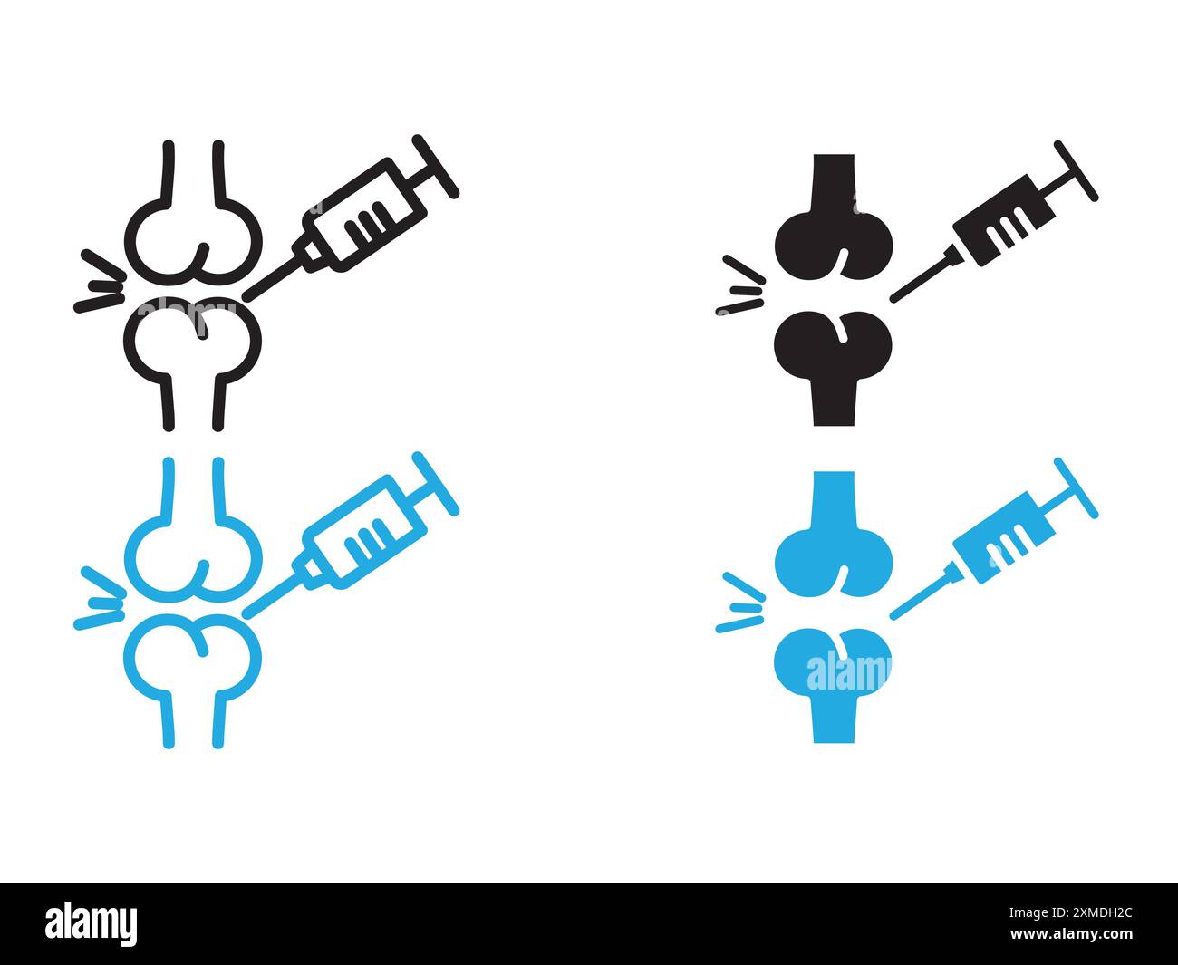 Treatment arthritis icon vector line logo mark or symbol set collection ...