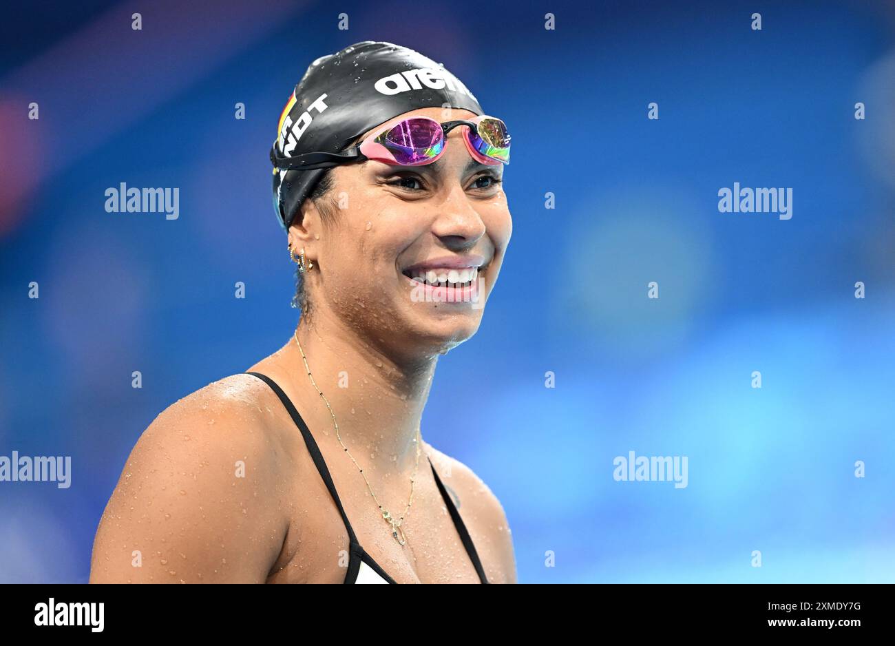 Paris, France. 27th July, 2024. Olympics, Paris 2024, swimming, Paris ...