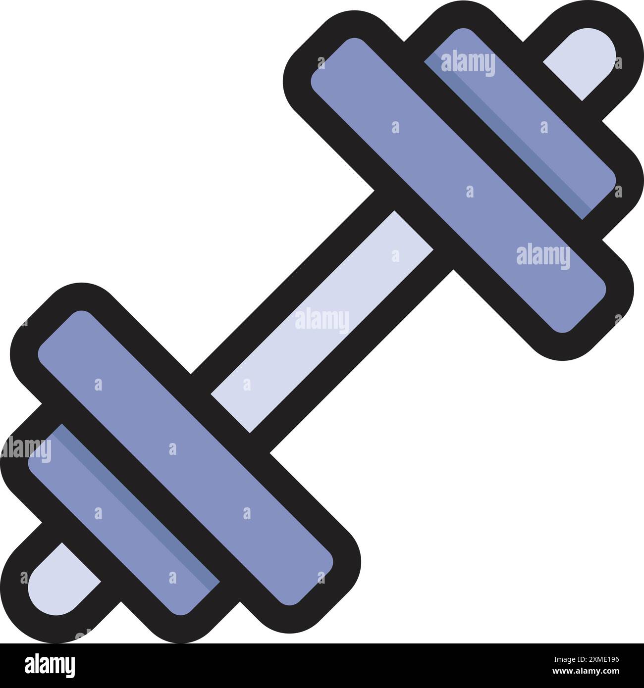 Barbell Icon Stock Vector