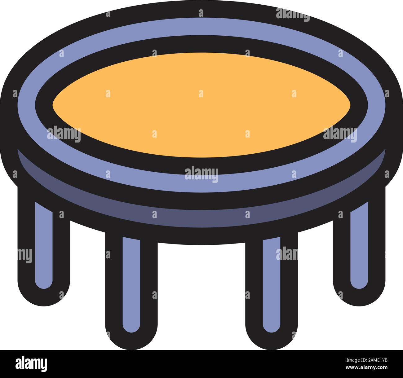 Trampoline icon hi-res stock photography and images - Alamy