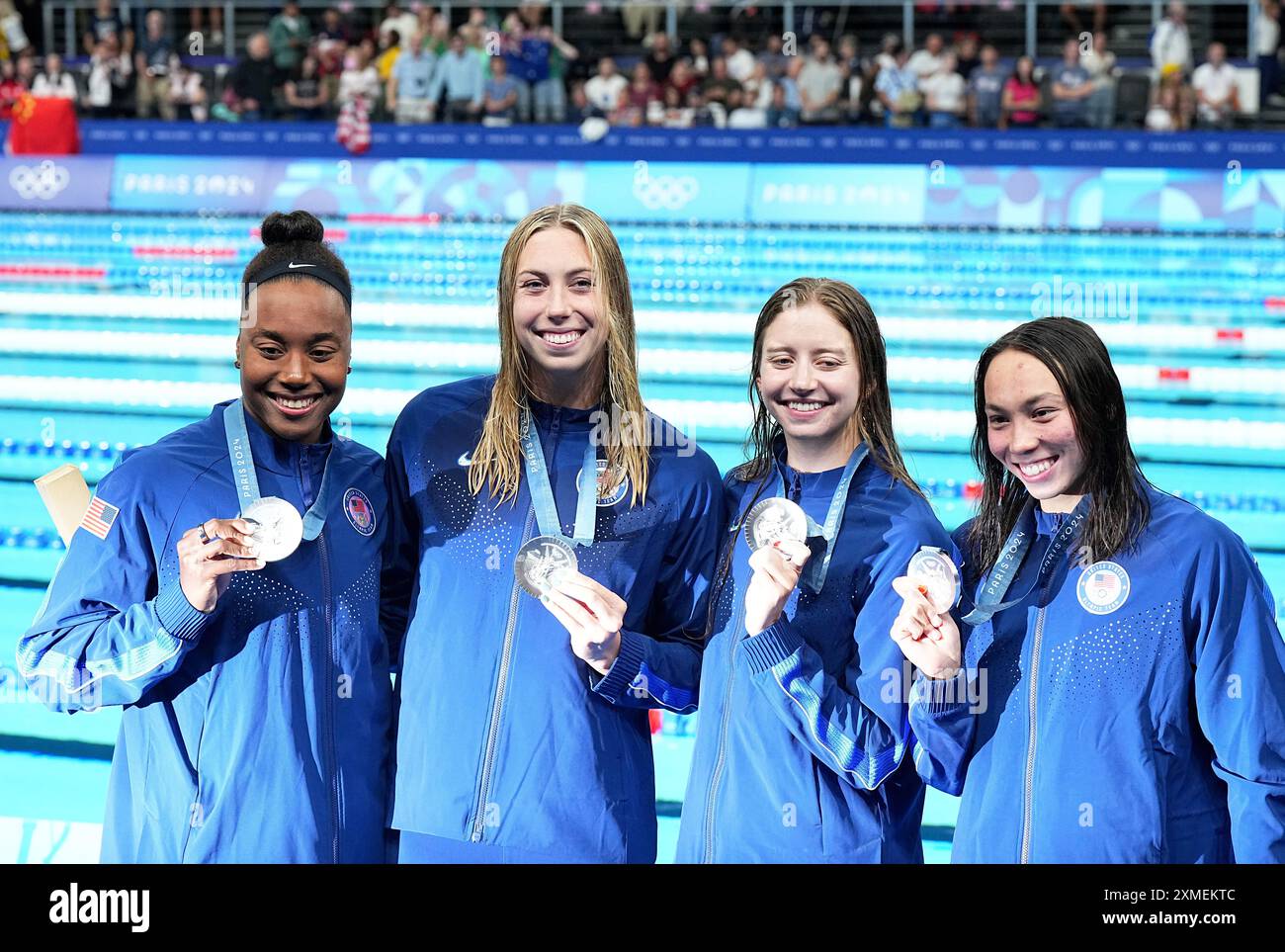 Paris France 27th July 2024 Olympia Paris 2024 Swimming Paris La paris-france-27th-july-2024-olympia-paris-2024-swimming-paris-la
