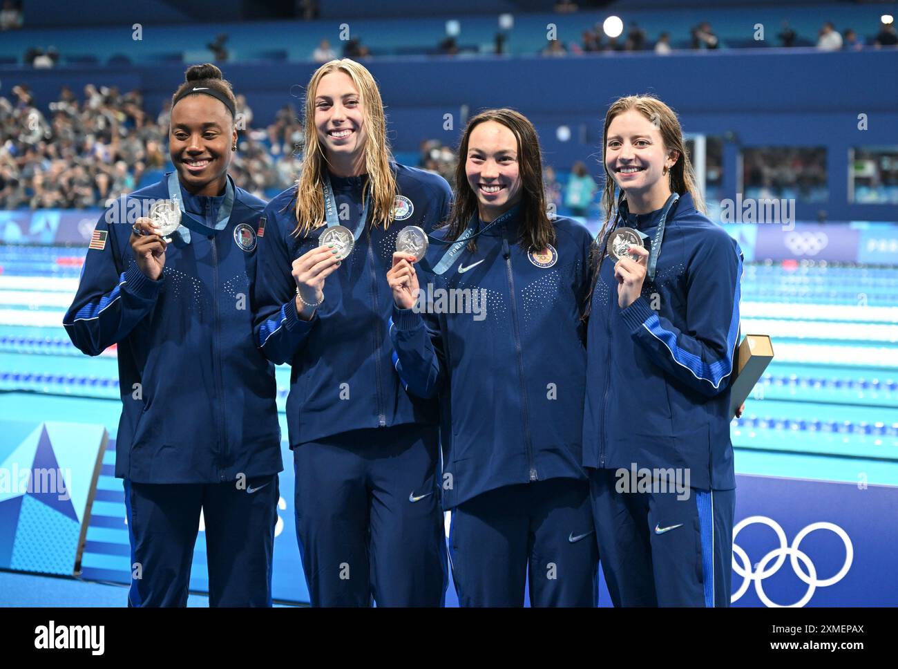 Paris France 27th July 2024 Olympia Paris 2024 Swimming Paris La paris-france-27th-july-2024-olympia-paris-2024-swimming-paris-la