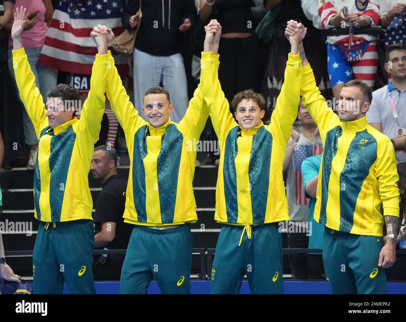 Paris France 27th July 2024 The Australian Men s 4x100 meter paris-france-27th-july-2024-the-australian-men-s-4x100-meter