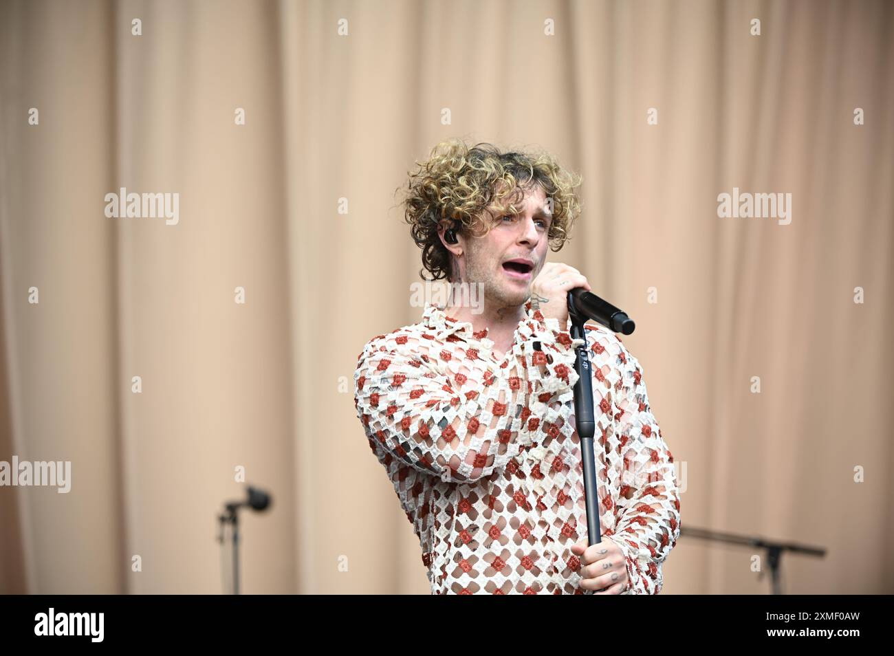 Tom Grennen Performing at Tramlines  Festival 2024 , Sheffield,  UK Stock Photo